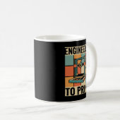 Mug Conçu pour imprimer des graphiques rétro (Devant droit)