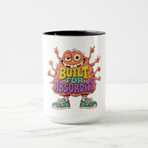 Mug Conçu pour l'Absurdité – Dessin Animé de Monstre D