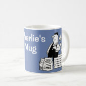 Mug Conçu pour le Builder. Créateurs amusants (Devant droit)