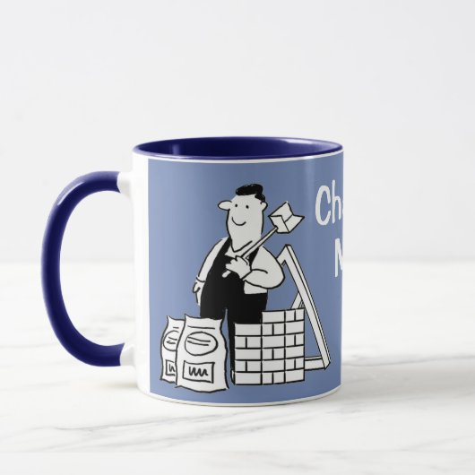 Mug Conçu pour le Builder. Ouvrier du bâtiment (Gauche)