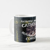Mug Condamnés Pape Léon Chrétiens Catholiques DHS CBP  (Devant gauche)
