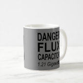 Mug Condensateur FLUX Danger 1,21 Gigawatts (Devant droit)