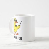 Mug Conducktor Funny Duck Music Pun Orchestra Design  (Devant gauche)