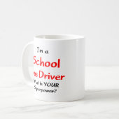 Mug conducteur d'autobus scolaire (Devant gauche)