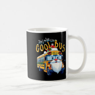 Mug Conducteur de bus scolaire Noël N'oubliez pas le b