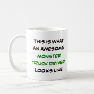 Mug conducteur de camion monstre, génial