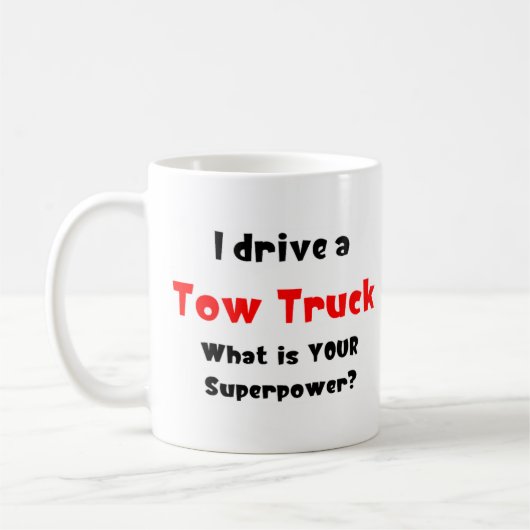 Mug conducteur de camion remorque (Gauche)