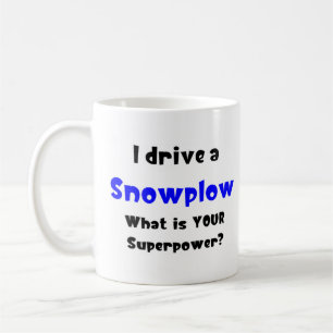 Mug conducteur de chasse à neige
