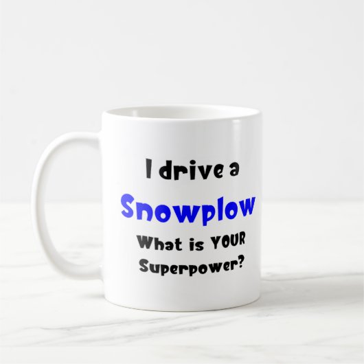Mug conducteur de chasse à neige (Gauche)