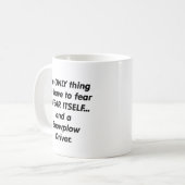 Mug conducteur de chasse-neige de crainte (Devant gauche)