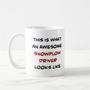 Mug conducteur de chasse-neige, génial