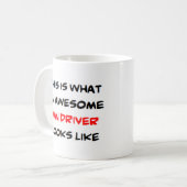 Mug conducteur de van, génial (Devant gauche)