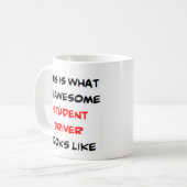 Mug conducteur étudiant, génial (Devant gauche)