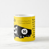Mug Conducteurs de camions fêtes des pères (Centre)