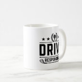 Mug Conduire de manière responsable (Devant droit)