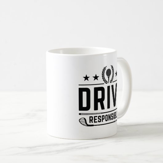 Mug Conduire de manière responsable (Devant droit)