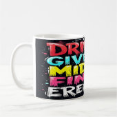 Mug Conduire Donne À Mon Doigt Moyen Une Érection (Gauche)