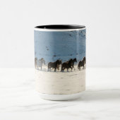 Mug Conduite de chevaux en hiver au Hideout Ranch (Centre)