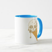 Mug Cone de crème glacée mal (Devant droit)
