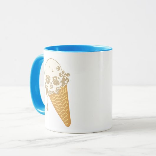 Mug Cone de crème glacée mal (Devant gauche)