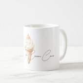 Mug Cône de glace à la citrouille (Devant droit)
