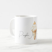 Mug Cône de glace à la citrouille (Devant gauche)