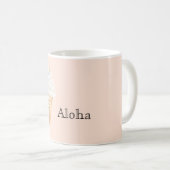 Mug Cône de glace à la vanille Aloha Fleur d'Hibiscus (Devant droit)