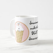 Mug Cône de neige friandise (Devant gauche)