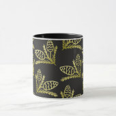 Mug Cône de Pin Moderne Rustique (Centre)