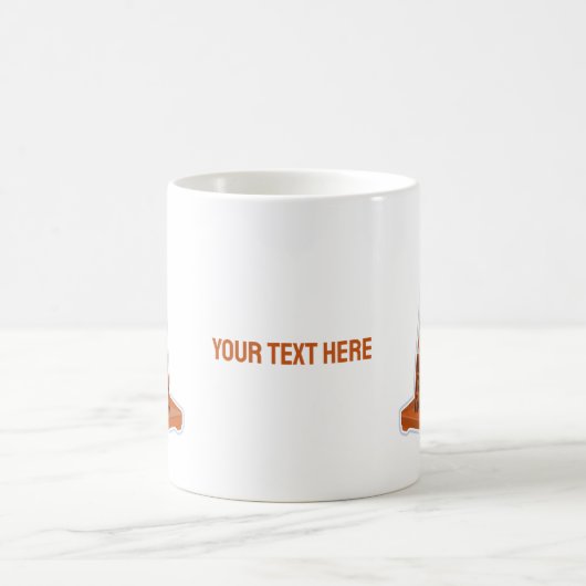 Mug Cône de route Orange Taraffic cône (Centre)