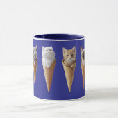 Mug Cônes de chat mignon (Centre)