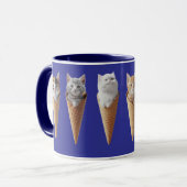 Mug Cônes de chat mignon (Devant gauche)