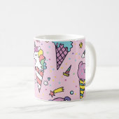 Mug Cônes de crème glacée mignonne (Devant droit)