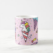 Mug Cônes de crème glacée mignonne (Centre)