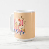 Mug Cônes de glace italiens rétro (Devant gauche)