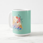 Mug Cônes de glace italiens rétro (Devant gauche)