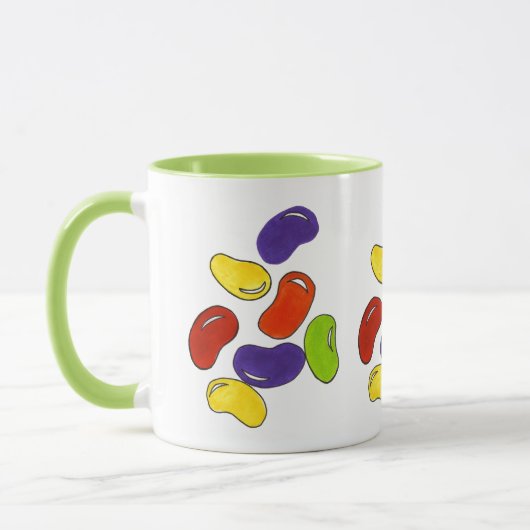 Mug Confection de bonbons de Pâques de gelée arc-en-ci (Gauche)