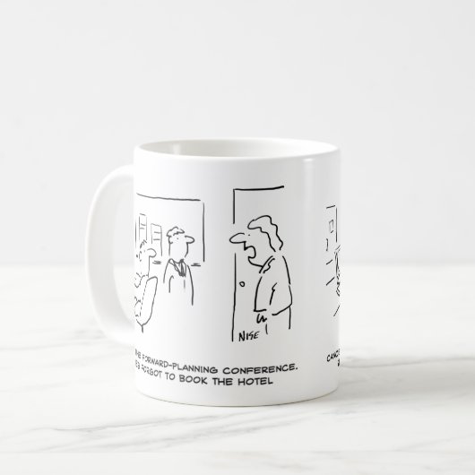 Mug Conférence de planification avancée annulée (& Pou (Devant gauche)