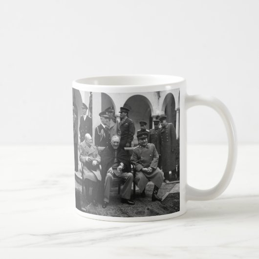 Mug Conférence Roosevelt Stalin Churchill 1945 de (Droite)
