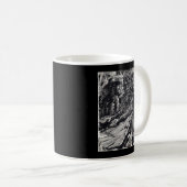 Mug "Confess !", dessin à l'encre d'Inde (Devant droit)
