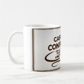 Mug Confession de caféine 2 (Gauche)