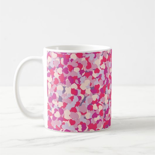 Mug Confetti Coeur multicolore2 (Gauche)