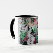 Mug Confetti couleur collision jungle (Devant gauche)