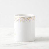 Mug Confetti de communion rose et or (Centre)
