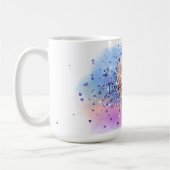 Mug Confetti de Parties scintillant d'eau violette de (Gauche)