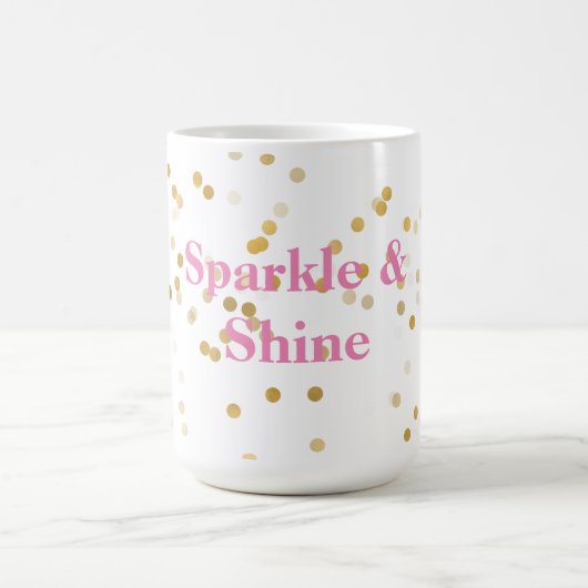 Mug Confetti en or blanc (Centre)