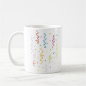Mug Confetti et Streamers colorés (Gauche)