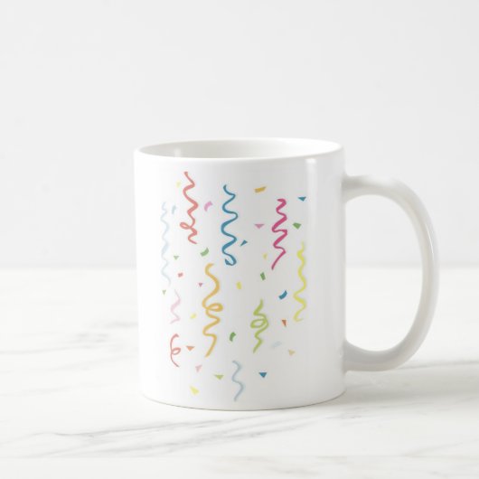 Mug Confetti et Streamers colorés (Droite)
