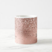 Mug Confetti Monogramme de Parties scintillant d'or Ro (Centre)