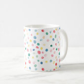 Mug Confettis Colorés Points (Devant droit)